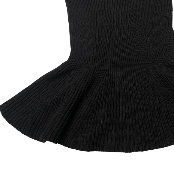 Guess Women's Black  Half Sleeve Peplum Top, size Extra Small - Picture 3 of 11